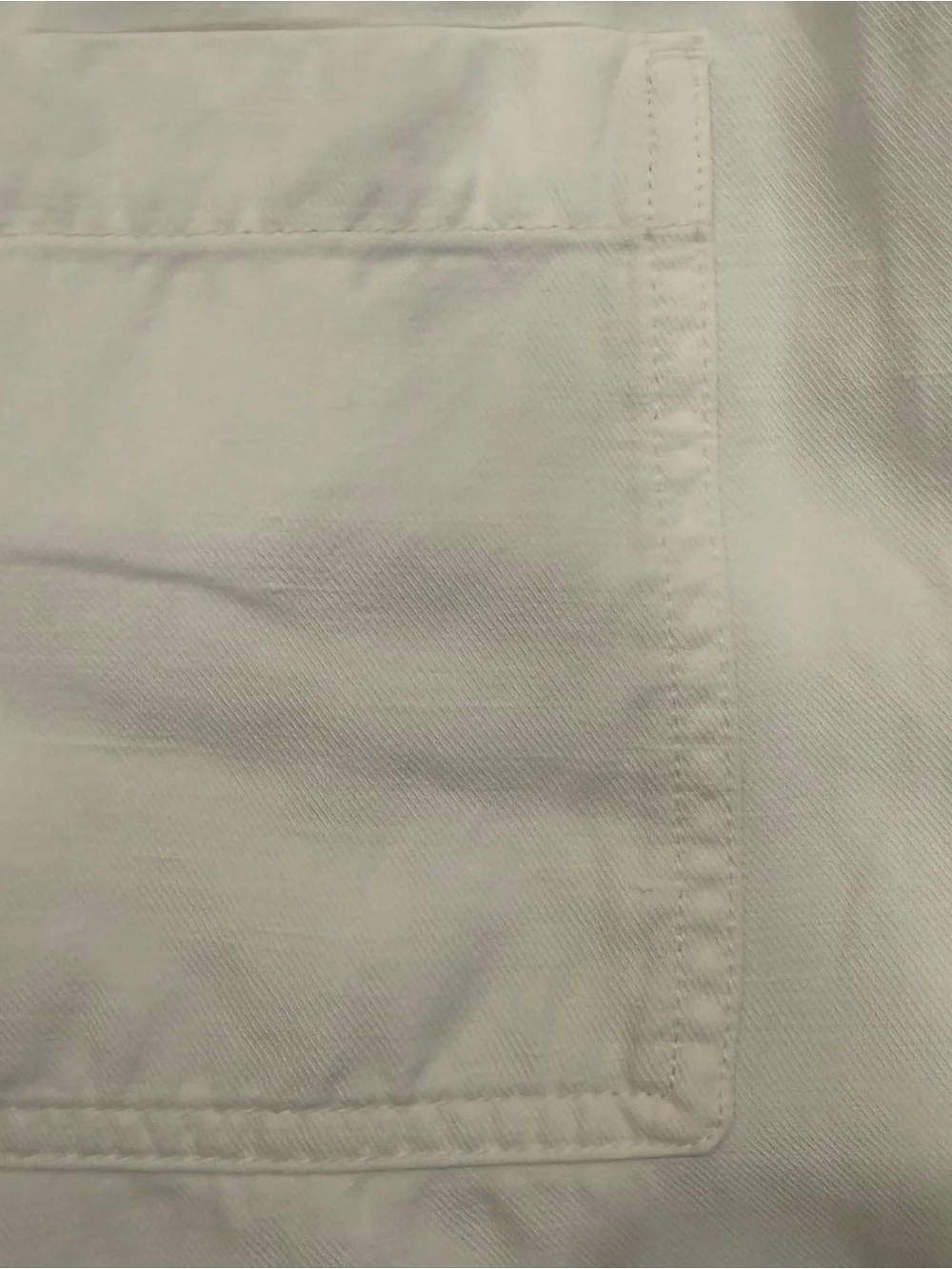 Banana Republic | White Wide-Leg Linen Pants